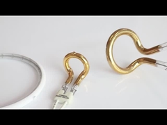 Semi lámpara Ring Radiator de Ring Short Wave Infrared Heating del oro