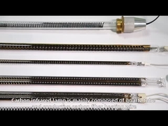 Cuarzo Heater Tube, lámpara de la fibra de carbono de RS de calefacción infrarroja del solo tubo