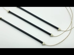 Personalización Cuarzo Calentamiento Lámpara infrarroja 220V Tubo único Tubo negro de onda larga