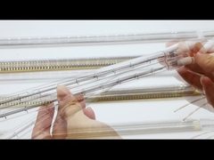 Lámpara infrarroja plateada oro doble profesional TMG 230V 2000W de la onda media del tubo