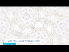 UVIR Oro 3D de onda corta infrarroja tubo de lámpara de calor soldadura de plástico