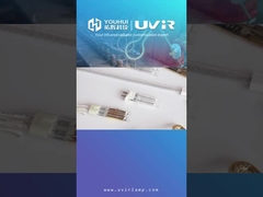 Lámpara infrarroja de cuarzo halógeno reflector blanco / dorado para calefacción / procesamiento de alimentos