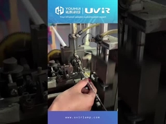 Lámpara calefactora infrarroja de cuarzo de doble tubo, lámpara para máquina de impresión 3D, lámpara IR