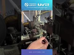 SHW100757 Lámpara infrarroja de combinación de un solo tubo, halógena, recubierta, blanca, de tubo recto