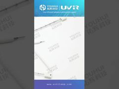 SK20 lámpara halógena infrarroja de cuarzo de un solo tubo, elemento calefactor de 200-4000W