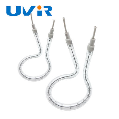 Lámpara de calefacción de halógenos de anillo infrarrojo de cuarzo 100-7600W