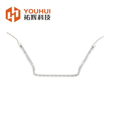 Tubo de elemento calefactor infrarrojo de vidrio de cuarzo de grado industrial con potencia de 150-6000W y vida útil de 5000h