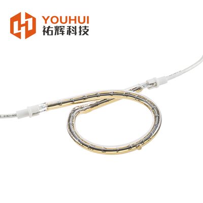 Lámpara de calefacción infrarroja de cuarzo en forma de anillo de 240V 1600W con tubo de cuarzo de bajo consumo
