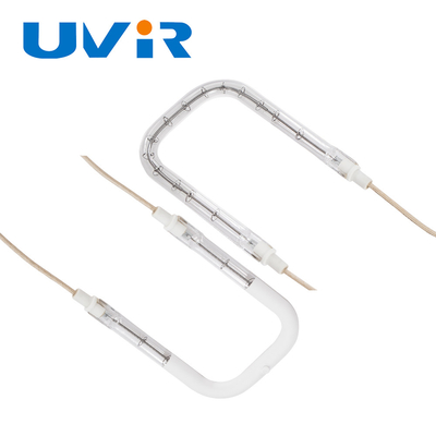 Buen precio Lámpara de calefacción de halógenos blancos en forma de U UVIR 10 mm en línea