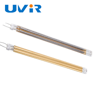 Buen precio Lámpara de calentamiento por infrarrojos de onda media dorada de 1000W 480V en línea