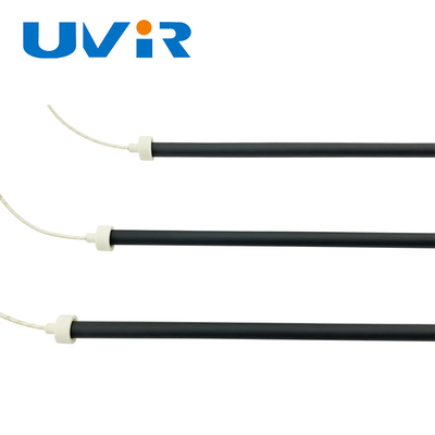 Buen precio UVIR Personalización Ir Calentador Lámpara 1500W Cuarzo Infrarrojo Onda larga Tubo negro en línea