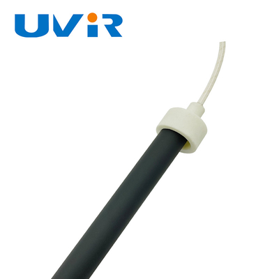 Good price lámpara infrarroja del tubo del cuarzo 1500w tubo negro de la onda larga de 50-500m m para el uso industrial en línea