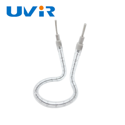 Buen precio 90 grados anillo transparente lámparas de infrarrojos de pie alto radiador de calefacción circular infrarrojos en línea