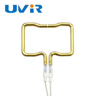 Buen precio 3D Single Tube Revestimiento de oro de infrarrojos El elemento de calefacción del tubo longitud de onda personalizable y dimensiones en línea