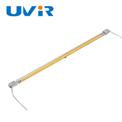 Buen precio Lámpara de calefacción de revestimiento de oro SK17 Lámpara de infrarrojos de cuarzo de tubo único 1000W en línea