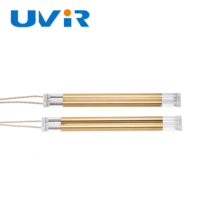 Buen precio Lámpara de cuarzo infrarroja de onda media de 1700W con revestimiento de oro en línea