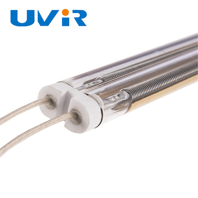 Buen precio Lámpara Infrarroja de Onda Media con Baño de Oro 4100W 400V para Secado de Pintura en línea