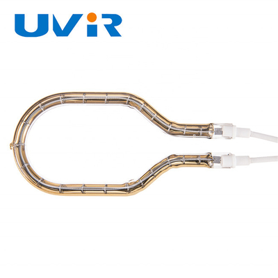 Buen precio Elemento de calor eléctrico del reflector del oro de las lámparas infrarrojas del anillo único de 230v 2200W en línea