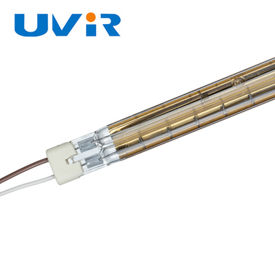 Buen precio Reflector del oro de la lámpara de calor del cuarzo de la onda corta 400V 5400W 11x23m m en línea