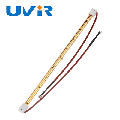 Buen precio Cuarzo Heater Replacement Bulbs infrarroja de SK15 2000W Helen Lamp Gold Coating Tubes en línea