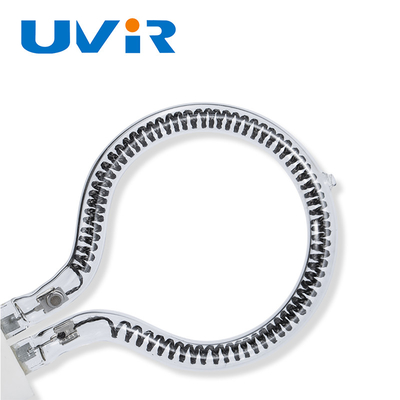 Good price lámpara de calefacción infrarroja del carbono del reflector del claro de 127V 500W Ring Tube Medium Wave en línea