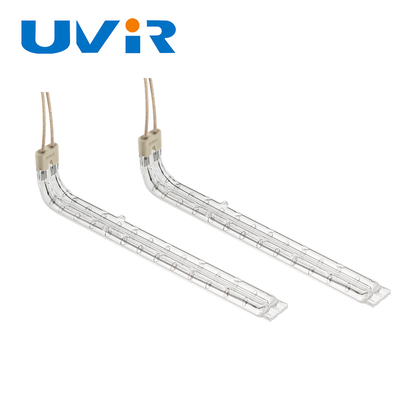 Good price Accesorios infrarrojos del cuarzo del halógeno del tubo doble transparente de la calefacción en línea