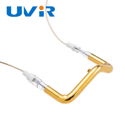 El oro cubrió los accesorios de soldadura plásticos autos de la lámpara de calefacción del cuarzo