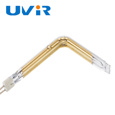 Good price El oro doble plateó los accesorios plásticos de calefacción del tubo infrarrojo del elemento en línea