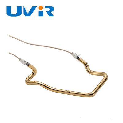 Good price el oro del radiador del contorno 3D plateó el tubo infrarrojo del elemento de calefacción para la soldadura plástica en línea