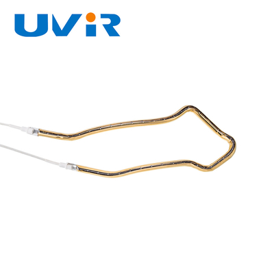 Good price Tubo de elemento de tipo 3D Tubo de lámpara de calefacción infrarroja de cuarzo Recubierto de oro en línea