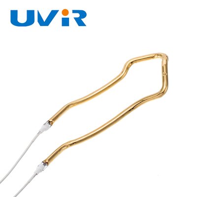 Buen precio 3D oro halógeno tubo de calefacción infrarrojo 150-6000W lámpara de onda corta en línea