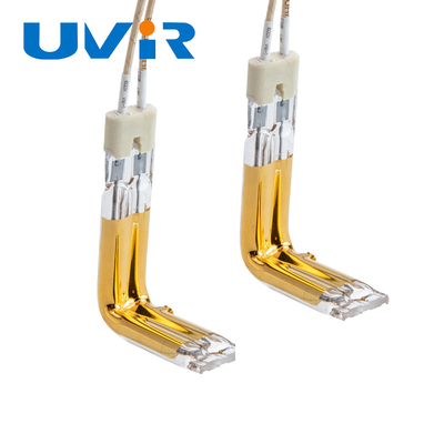 Buen precio Lámpara de calefacción de cuarzo halógeno recubierta de oro infrarroja 1380W 230V en línea