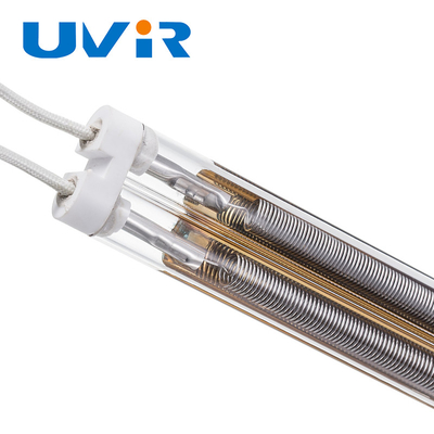 Good price Lámpara infrarroja de onda media del OEM 6000W, tubo de calefacción infrarrojo semi chapado en oro en línea