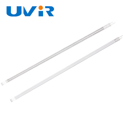 La calefacción infrarroja plateada medio blanca del halógeno instala tubos los accesorios a base de agua de la sequedad de la pintura