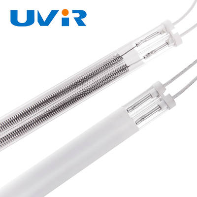 Buen precio Lámpara Infrarroja de Onda Media de Tubo Doble de 4000W con Recubrimiento Blanco 400V en línea