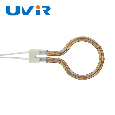 Good price Lámpara de calefacción de Ring Shape Tube Quartz Infrared, capa Heater Lamp 100-7600W del oro en línea