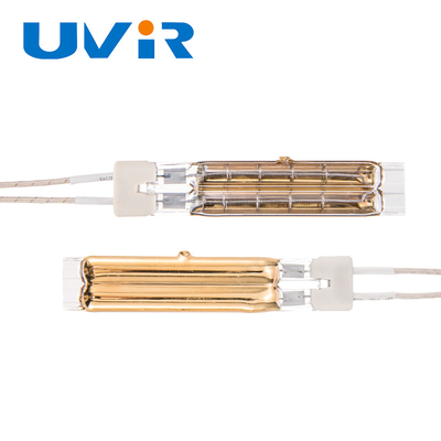 halógeno gemelo Heater Lamp With Gold Coating del IR del tubo el A TL470 de 11x23m m