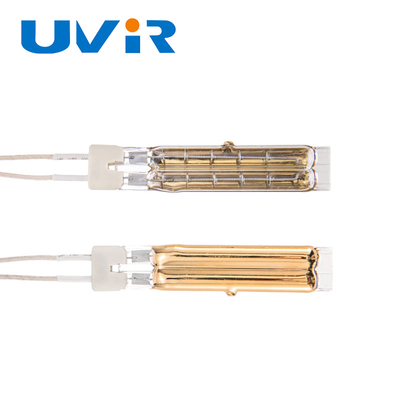 Good price lámpara del halógeno del cuarzo del tubo del gemelo 1500w, emisores de la calefacción de la precintadora de borde en línea