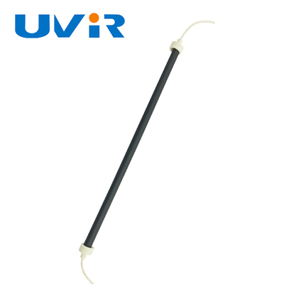 Good price Onda larga 50-500m m de la lámpara infrarroja infrarroja del cuarzo del tubo negro para curar en línea