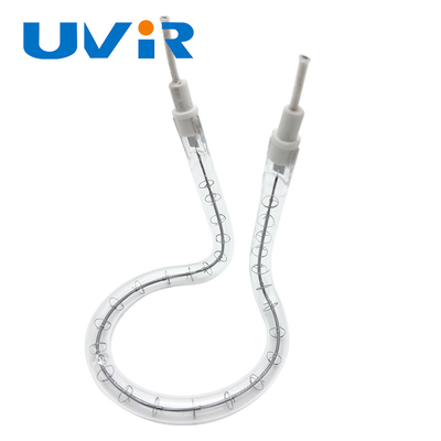 Good price Tubo de lámpara de calefacción de vidrio de cuarzo de pie alto tubo de lámpara circular de infrarrojos en línea