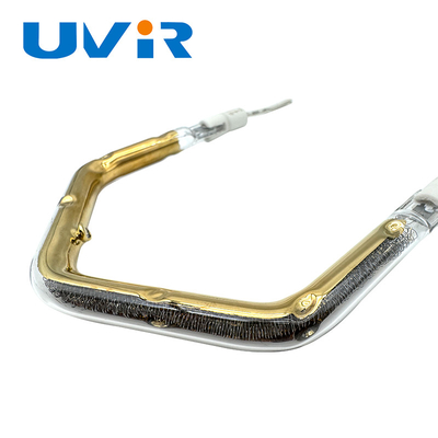 Good price Tubos de elementos de calefacción infrarrojos para revestimiento de oro 3D Calentador eléctrico de cuarzo 45-480V en línea