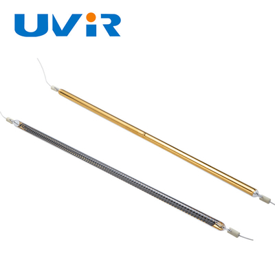 Lámpara de calor R7S compatible con RoHS con tubo de cuarzo y alambre de tungsteno