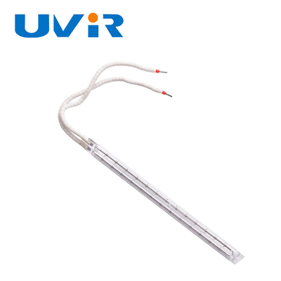 Buen precio Lámparas infrarrojas de doble tubo de recubrimiento blanco de 200-6000w para calefacción industrial en línea