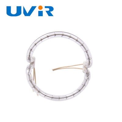 Tubo de elemento de calefacción de infrarrojos de cuarzo claro tipo 3d de cuarzo halógeno tubo para soldadura de plástico