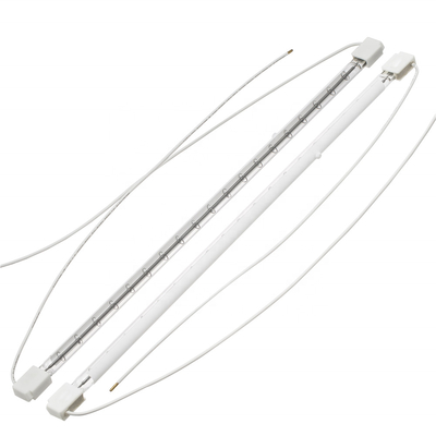 calidad reflector blanco de calefacción infrarrojo de los tubos de 2500W 400V para la máquina que sopla Fábrica