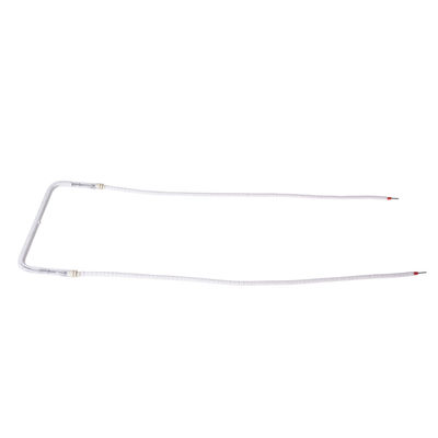 Lámpara de calentamiento halógena infrarroja en forma de U de onda corta con 85% de eficiencia térmica, vida útil de 5000-20000h y potencia de 200-4000W