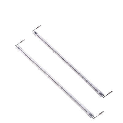 Buen precio SHC100469 Clear quartz Short wave heater tube single IR Halogen Lamp en línea