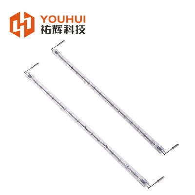 Good price SHC100469 Tubo de calefacción de onda corta de cuarzo claro con lámpara de halógenos IR única en línea