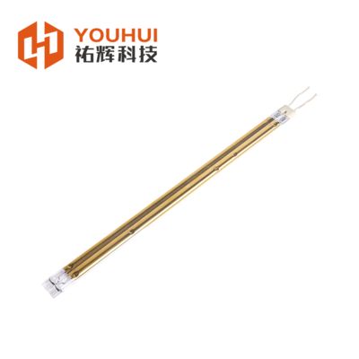 Lámpara Infrarroja de Tungsteno de Doble Tubo Recubierta de Oro 1000W 220V