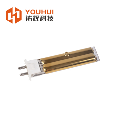 Calentador de lámpara de infrarrojos de cuarzo de tubo doble de 420W 120V para secado industrial